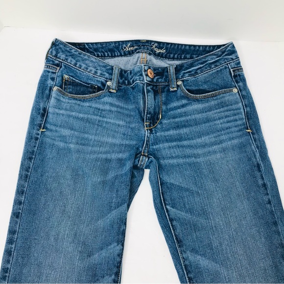 American Eagle denim jeans women’s 4 regular lot of 2 pair - Picture 6 of 9